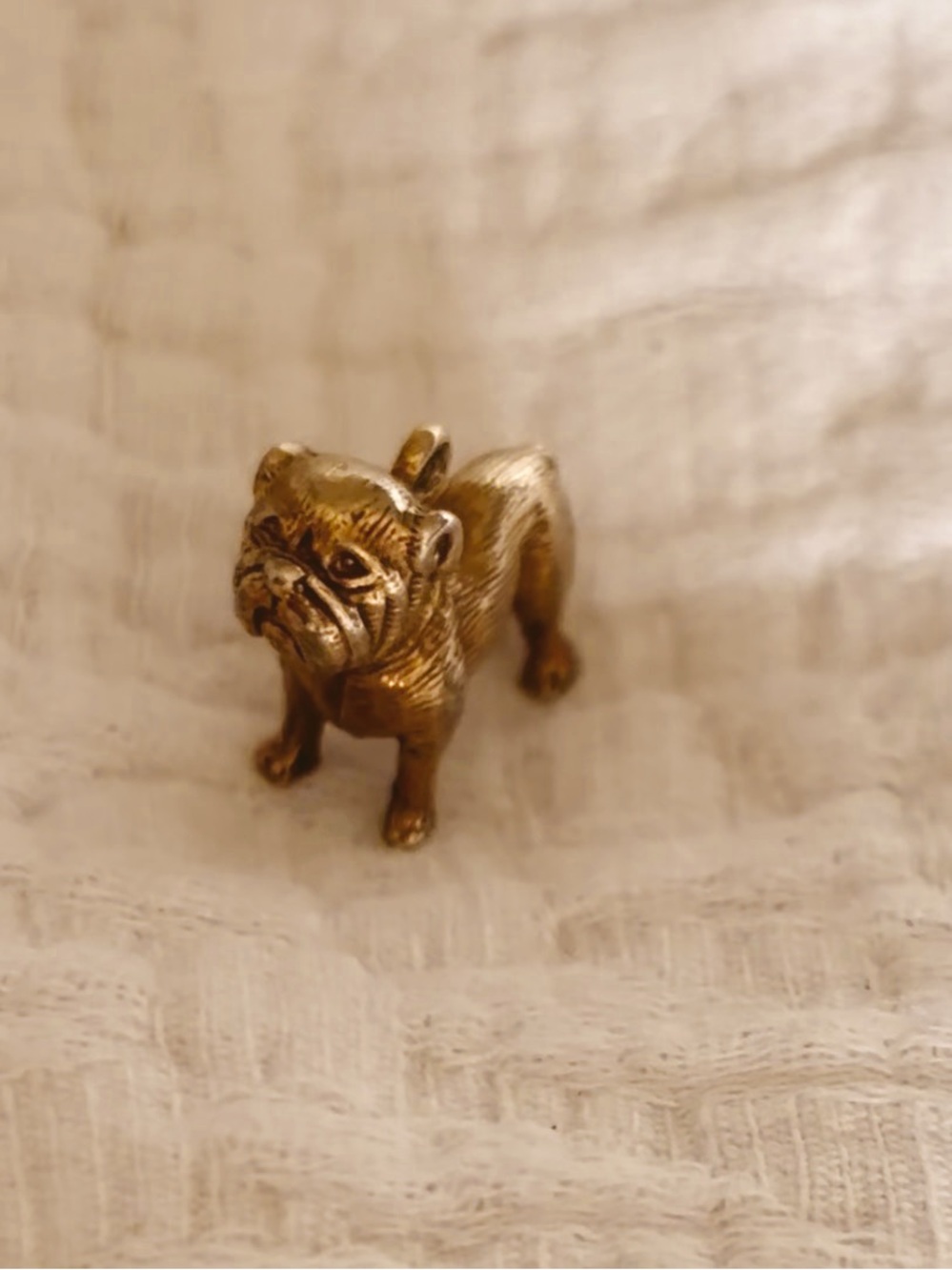 Bulldog Charm - Gold Plated - Rembrandt Charms